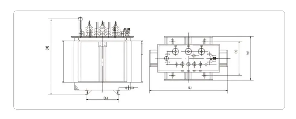 10kv Oil Immersed Distribution Power Transformer